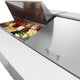 Turbo Air - M3 Series 72" Mega Top Stainless Steel Refrigerated Sandwich Prep Table with 3 Doors - MST-72-30-N