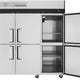 Turbo Air - M3 Series 78" Solid Door Stainless Steel Reach-In Refrigerator with 6 Solid Half-Doors - M3R72-6-N