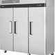 Turbo Air - M3 Series 78" Stainless Steel Reach-In Freezer With 3 Solid-Doors - M3F72-3-N