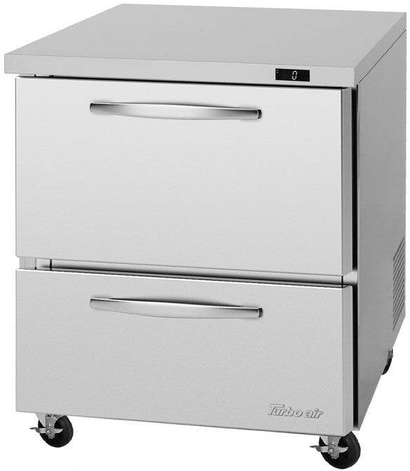 Turbo Air - PRO Series 27.5" Undercounter Freezer with 2 Drawers - PUF-28-D2-N