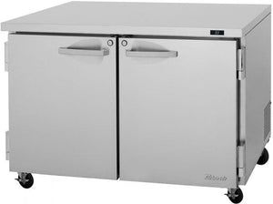 Turbo Air - PRO Series 48.25" Undercounter Refrigerator with 2 Solid Doors - PUR-48-N