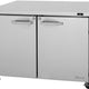 Turbo Air - PRO Series 48.25" Undercounter Refrigerator with 2 Solid Doors - PUR-48-N