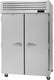 Turbo Air - PRO Series 51.75 Pass Thru Reach-in Heated Cabinet with 2 Solid Doors - PRO-50H-PT