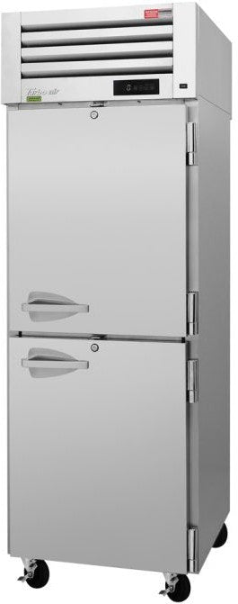 Turbo Air - Pro Series 28.75" Top Mount Freezer with 2 Solid Half-Doors - PRO-26-2F-N