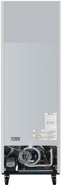 Turbo Air - Super Deluxe 27" Bottom Mounted Solid Door Reach-In Refrigerator with LED Lighting and Left Hinged - TSR-23SD-N6-L