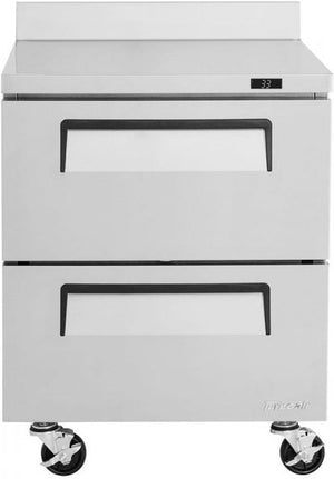 Turbo Air - Super Deluxe 27" Worktop Refrigerator with Two Drawers - TWR-28SD-D2-N