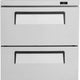 Turbo Air - Super Deluxe 27" Worktop Refrigerator with Two Drawers - TWR-28SD-D2-N