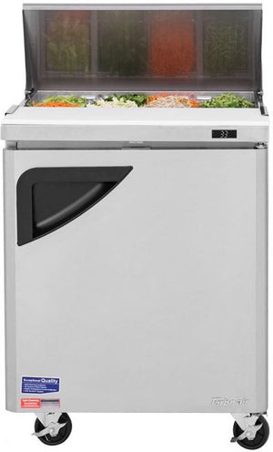 Turbo Air - Super Deluxe 28" Refrigerated Sandwich Prep Table with 1 Door - TST-28SD-N