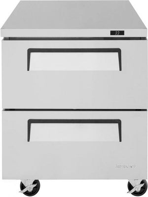 Turbo Air - Super Deluxe 28" Undercounter Refrigerator with 2 Drawers - TUR-28SD-D2-N