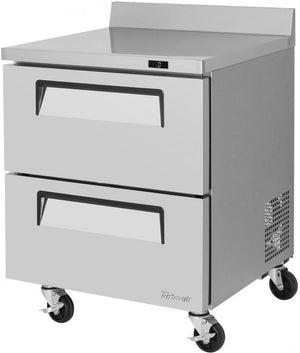 Turbo Air - Super Deluxe 28" Worktop Freezer with Two Drawers - TWF-28SD-D2-N