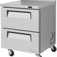 Turbo Air - Super Deluxe 28" Worktop Freezer with Two Drawers - TWF-28SD-D2-N