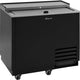 Turbo Air - Super Deluxe 36" Black Glass Chiller & Froster with 1 Stainless Steel Lid - TBC-36SB-GF-N