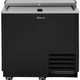 Turbo Air - Super Deluxe 36" Black Glass Chiller & Froster with 1 Stainless Steel Lid - TBC-36SB-GF-N