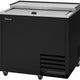 Turbo Air - Super Deluxe 36" Black Glass Chiller & Froster with 1 Stainless Steel Lid - TBC-36SB-GF-N