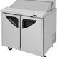 Turbo Air - Super Deluxe 36" Refrigerated Sandwich Prep Table with 2 Solid Doors - TST-36SD-N6