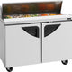 Turbo Air - Super Deluxe 48" Refrigerated Sandwich Prep Table with 2 Doors - TST-48SD-N