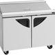 Turbo Air - Super Deluxe 48" Refrigerated Sandwich Prep Table with 2 Doors - TST-48SD-N