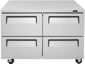 Turbo Air - Super Deluxe 48" Undercounter Refrigerator with 4 Drawers - TUR-48SD-D4-N