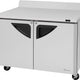 Turbo Air - Super Deluxe 48" Worktop Freezer with 2 Solid Doors - TWF-48SD-N