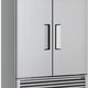 Turbo Air - Super Deluxe 54" Solid Door Reach-In Freezer with LED Lighting and 2 Solid Doors - TSF-49SD-N