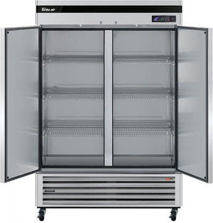 Turbo Air - Super Deluxe 54" Solid Door Reach-In Freezer with LED Lighting and 2 Solid Doors - TSF-49SD-N