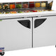 Turbo Air - Super Deluxe 60" Refrigerated Sandwich Prep Table with 2 Doors - TST-60SD-N