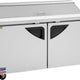 Turbo Air - Super Deluxe 60" Refrigerated Sandwich Prep Table with 2 Doors - TST-60SD-N