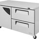 Turbo Air - Super Deluxe 60" Undercounter Refrigerator with 2 Drawers and 1 Solid Door - TUR-60SD-D2-N