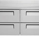 Turbo Air - Super Deluxe 60" Worktop Refrigerator with 4 Drawers - TWR-60SD-D4-N