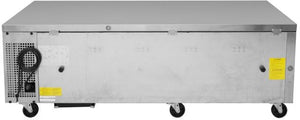 Turbo Air - Super Deluxe 72" Chef Base Refrigerator with 4 Drawers and Optional Extended Top - TCBE-72SDR-N