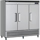 Turbo Air - Super Deluxe 82" Bottom Mounted Solid Door Reach-In Refrigerator with LED Lighting - TSR-72SD-N