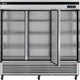 Turbo Air - Super Deluxe 82" Bottom Mounted Solid Door Reach-In Refrigerator with LED Lighting - TSR-72SD-N