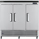 Turbo Air - Super Deluxe 82" Solid Door Reach-In Freezer with LED Lighting and 3 Solid Doors - TSF-72SD-N