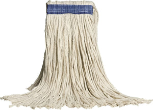 Vileda Professional - 16 Oz C-Pro 4 Row Stitched Cotton Mop Head, Pack of 12 - MP3P16