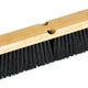 Vileda Professional - 18" Polypropylene Fill Push Broom Head Wood Block, Medium Sweep, Pack of 10 - 134459