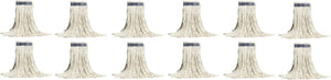 Vileda Professional - 20 Oz C-Pro 4 Row Stitched Cotton Mop Head, Pack of 12 - MP3P20