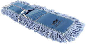 Vileda Professional - 24" Hi Stat Synthetic Blue Dustmop Refill, Pack of 10 - DM524NB