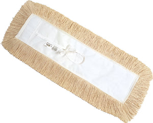 Vileda Professional - 5" x 18" White Cotton Hi-Stat Mop Refill, Pack of 10 - 134532