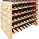 Vinotemp - 108 Bottle Double Modular Wine Rack Natural - EP‐4472‐108‐C