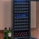 Vinotemp - 110 Bottle Dual-Zone Touch Screen Wine Cooler - VT‐122TS‐2Z