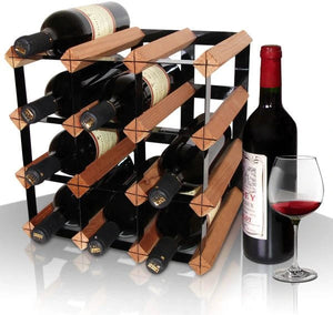 Vinotemp - 12 Bottle Cellar Trellis Wine Rack - RACK‐12CT