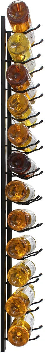 Vinotemp - 12 Bottle Epic Metal Wine Rack Black - EP‐WIRE12B