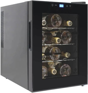 Vinotemp - 12 Bottle Single-Zone Thermoelectric Wine Cooler - EL‐12TEDCS