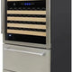 Vinotemp - 135 Bottle Triple-Zone Wine Cooler & Drawer - EL‐BWC30TB‐S