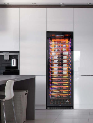 Vinotemp - 141 Bottle Single-Zone Wine Cooler - EL‐168COMM