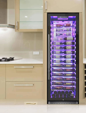 Vinotemp - 141 Bottle Single-Zone Wine Cooler - EL‐168COMM