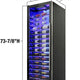 Vinotemp - 141 Bottle Single-Zone Wine Cooler Left Hinge - EL‐168COMM‐L