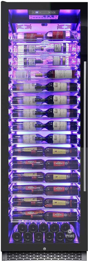 Vinotemp - 141 Bottle Single-Zone Wine Cooler Left Hinge - EL‐168COMM‐L