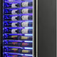 Vinotemp - 141 Bottle Single-Zone Wine Cooler Left Hinge - EL‐168COMM‐L