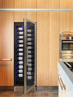 Vinotemp - 157 Bottle Stainless Single-Zone Wine Cooler - EL‐168ZZ‐SSD